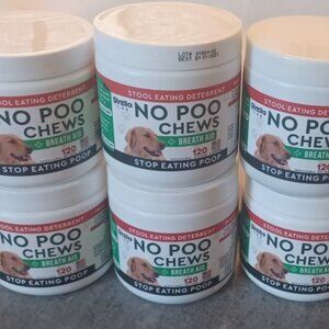 6 -120 Count (720) No Poo Chews, For Dogs And Cats Soft Chews, 9.3 oz (264 g)